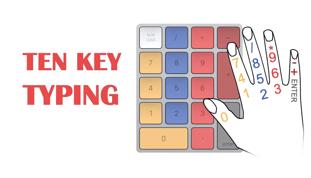 10 Key Number Typing 