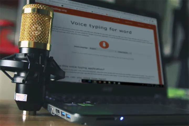 voice typing word