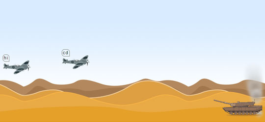 Flying Race - Play Free Typing Games & Keyboard Games