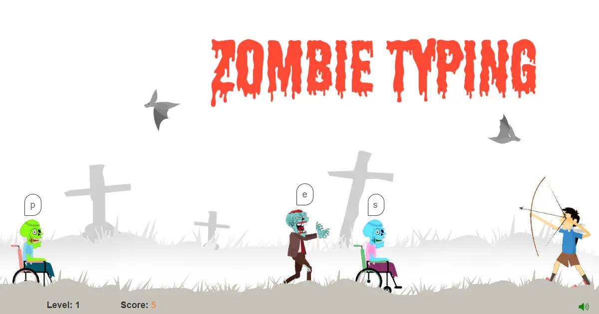 Zombie Typing - Online Game - Play for Free