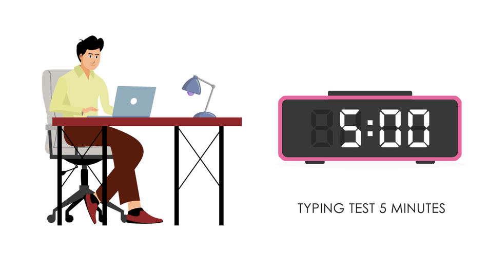 5 Minutes English typing test