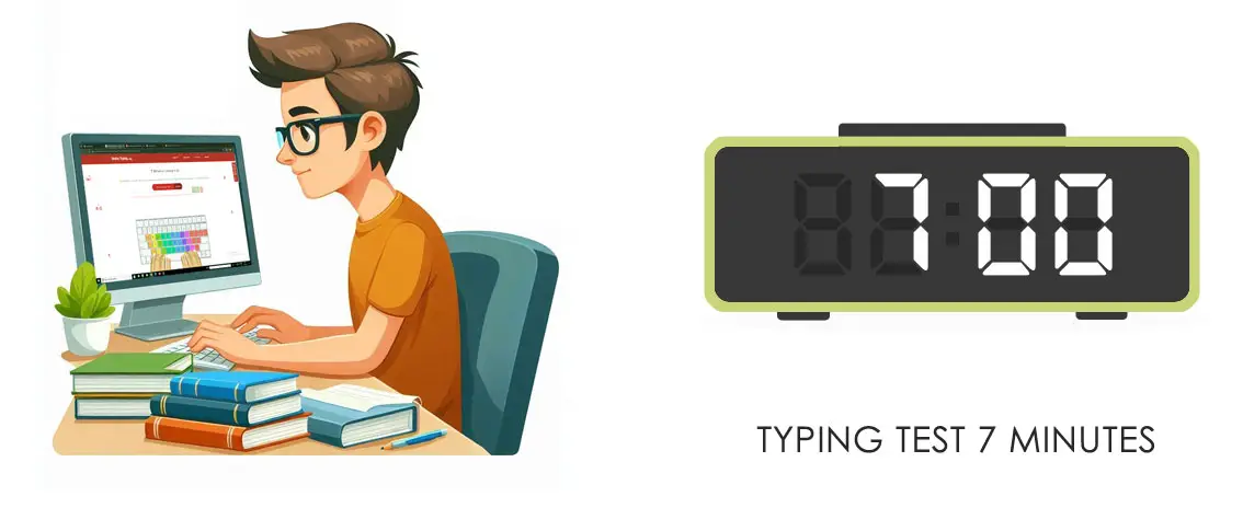Typing test 7 minutes