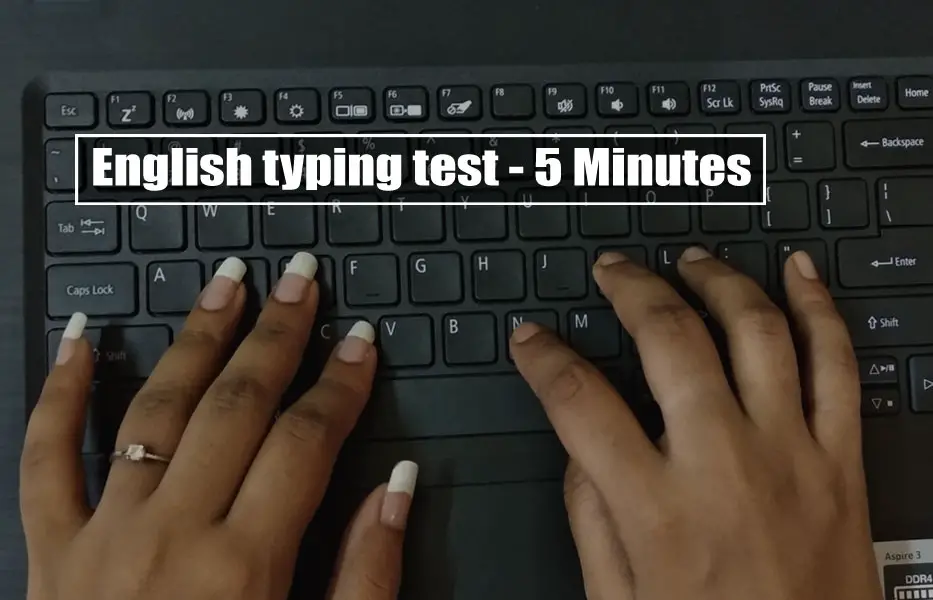 typing skills test wpm